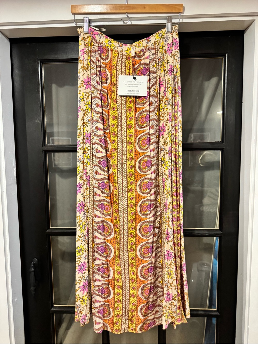 Spell Boho Blossom Side Slit skirt